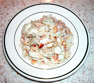 Cleaned Dungeness crabmeat