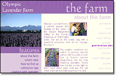 Olympic Lavender Farm - farm page